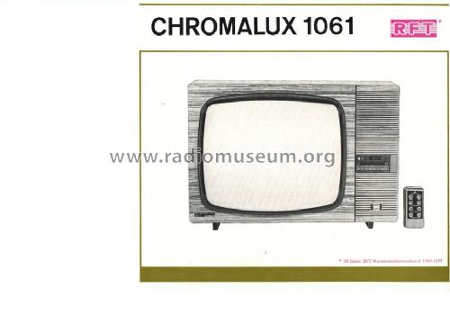 Chromalux 1061; Stern-Radio Staßfurt (ID = 1314624) Televisore