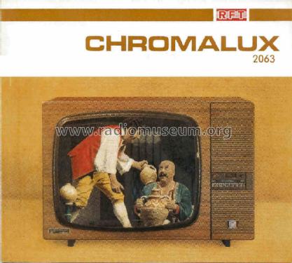 Chromalux 2063; Stern-Radio Staßfurt (ID = 1246934) Televisore