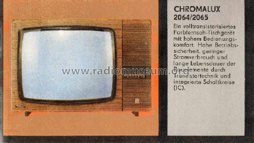 Chromalux 2064; Stern-Radio Staßfurt (ID = 1247526) Fernseh-E