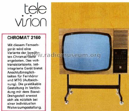 Chromat 2160; Stern-Radio Staßfurt (ID = 1245955) Television