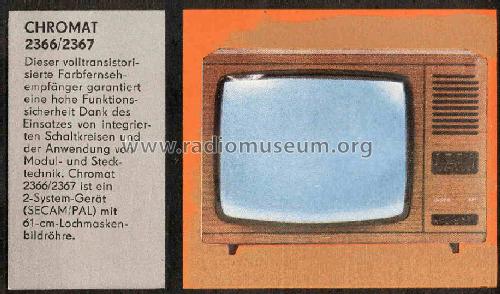 Chromat 2367; Stern-Radio Staßfurt (ID = 1247516) Television
