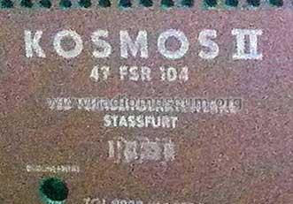 Kosmos II 47FSR104; Stern-Radio Staßfurt (ID = 1246222) TV-Radio