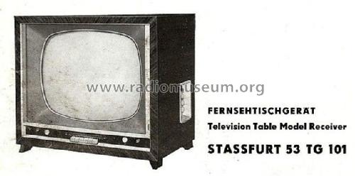 Stassfurt 53TG101; Stern-Radio Staßfurt (ID = 1596904) Television