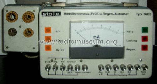 Bildröhrenmeß-Regenerierautomat 7403; Stolle, Karl, (ID = 1476075) Equipment
