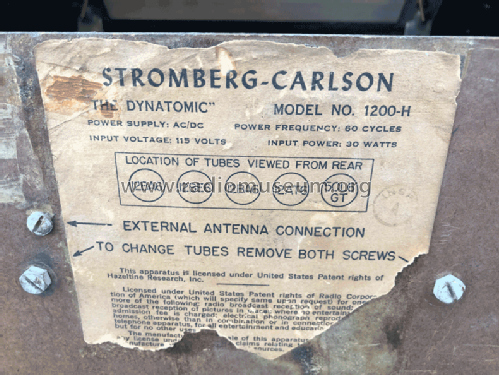 1200 ; Stromberg-Carlson Co (ID = 2435208) Radio