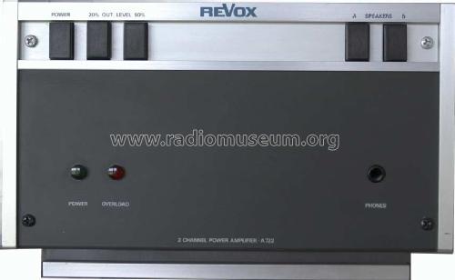 Revox A722; Studer GmbH, Willi (ID = 325729) Ampl/Mixer
