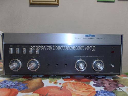 Revox A78; Studer GmbH, Willi (ID = 1649744) Ampl/Mixer