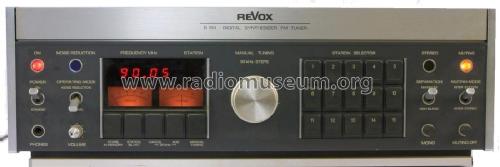 Revox Digital Synthesizer FM Tuner B760; Studer GmbH, Willi (ID = 2214684) Radio
