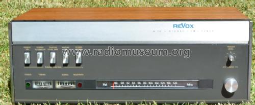 Revox A76 Mk III ; Studer GmbH, Willi (ID = 2032410) Radio