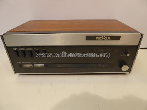 Revox A76 Mk II ; Studer GmbH, Willi (ID = 2141103) Radio