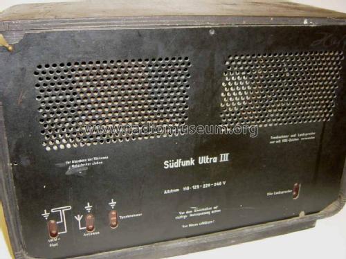 Ultra III Allstrom ; Südfunk-Apparatebau, (ID = 125641) Radio