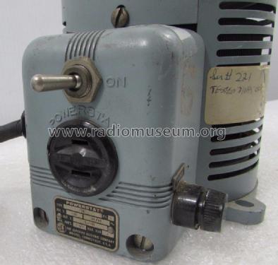 Powerstat Var. Autotransformer 116; Superior Electric Co (ID = 1970376) Equipment