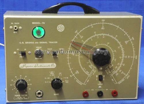 C.R. Bridge and Signal Tracer 76; Superior Instruments (ID = 1577646) Equipment