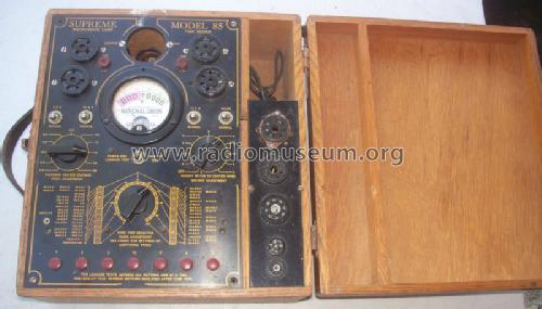 Tube Tester 85; Supreme Instruments (ID = 1165369) Equipment