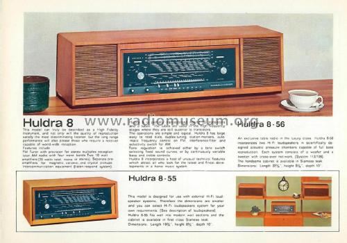 Huldra 8-55; Tandberg Radio; Oslo (ID = 1942836) Radio