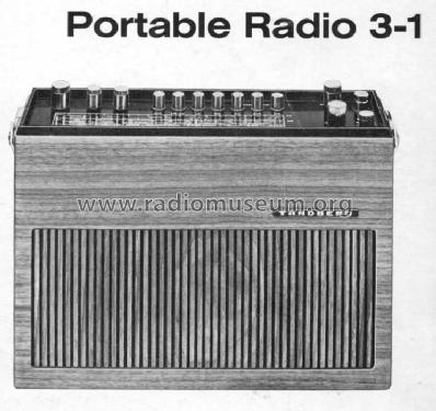 Portable TP3-1; Tandberg Radio; Oslo (ID = 56624) Radio