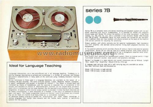Tonbandgerät 74B ; Tandberg Radio; Oslo (ID = 1942866) R-Player