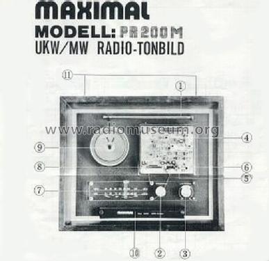 Wall Radio PR-200M; Maximal Marke? / (ID = 444852) Radio