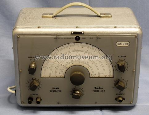 AF/RF Signal Generator 68A; Taylor Electrical (ID = 851034) Equipment