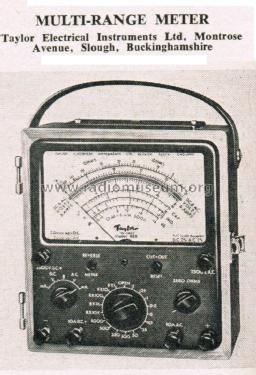 Multimeter 88B; Taylor Electrical (ID = 2730476) Equipment