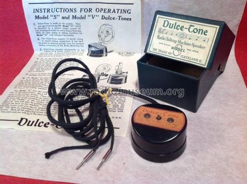 Dulce-Tone - Radio Talking Machine Speaker S; Teagle Co., The; (ID = 1806995) Speaker-P