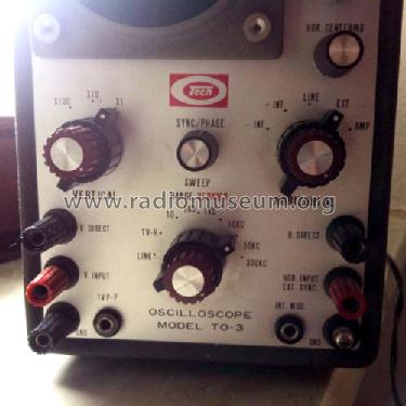Oscilloscope TO-3; Tech Instruments Co. (ID = 1263054) Equipment