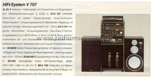 ST-S707; Technics brand (ID = 669990) Radio