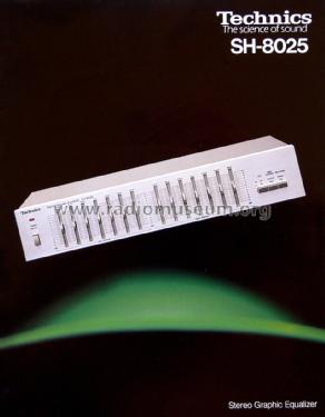 Stereo Frequency Equalizer SH-8025; Technics brand (ID = 1590039) Ampl/Mixer