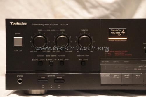 Stereo Integrated Amplifier SU-V7X; Technics brand (ID = 2240207) Ampl/Mixer