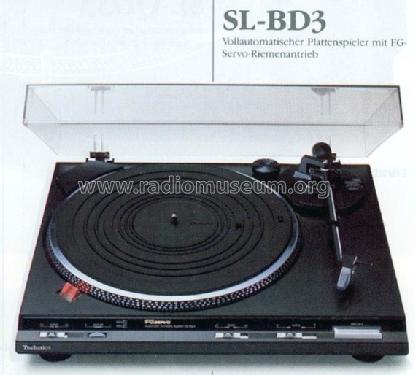 Stereo Turntable SL-BD3D; Technics brand (ID = 670533) R-Player