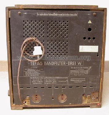 Bandfilter- Drei W; Tefag; Telephon (ID = 10876) Radio