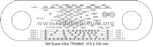 Super-Ultra TRS46W ; Tefi-Apparatebau; (ID = 1552383) Radio