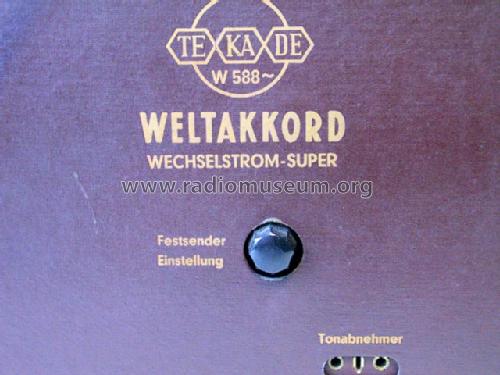 Weltakkord W588; TeKaDe TKD, (ID = 97889) Radio