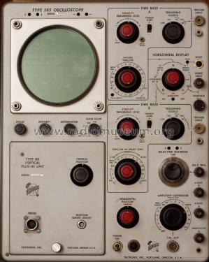 Oscilloscope 585; Tektronix; Portland, (ID = 2288083) Equipment