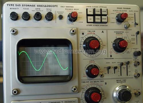 Storage Oscilloscope 549; Tektronix; Portland, (ID = 1355497) Equipment