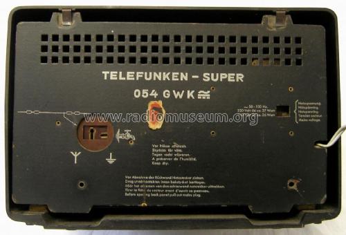 054GWK; Telefunken (ID = 2375415) Radio