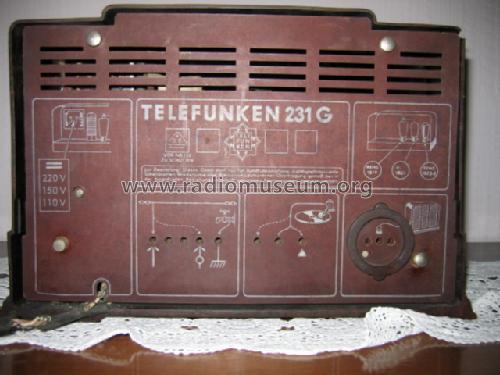 231G ; Telefunken (ID = 629268) Radio