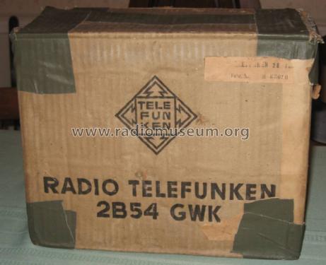 2B54GWK; Telefunken (ID = 1022297) Radio