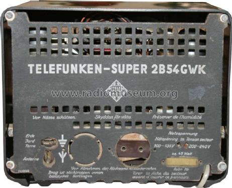 2B54GWK; Telefunken (ID = 435584) Radio