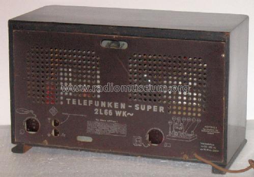 2L66WK; Telefunken (ID = 1401535) Radio