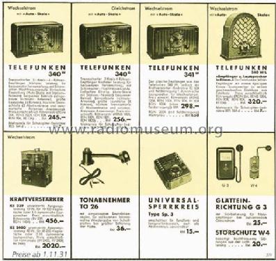 340G ; Telefunken (ID = 1104) Radio