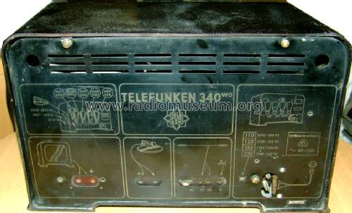 340WO; Telefunken (ID = 1701436) Radio