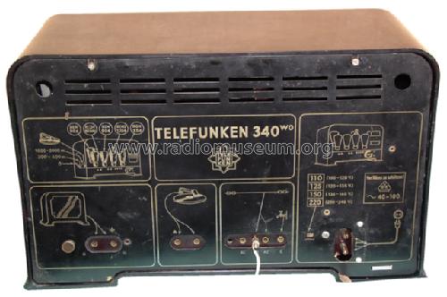 340WO; Telefunken (ID = 894003) Radio