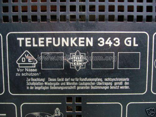 343GL ; Telefunken (ID = 288521) Radio