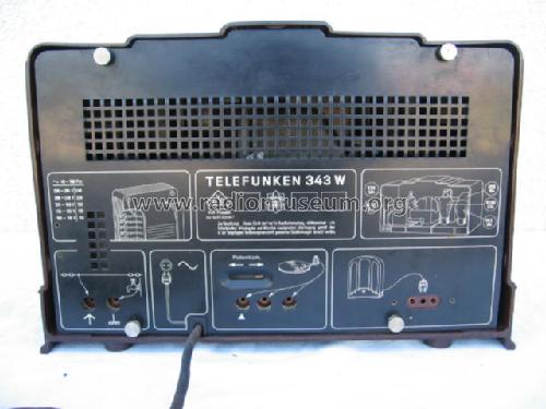 343W ; Telefunken (ID = 230150) Radio