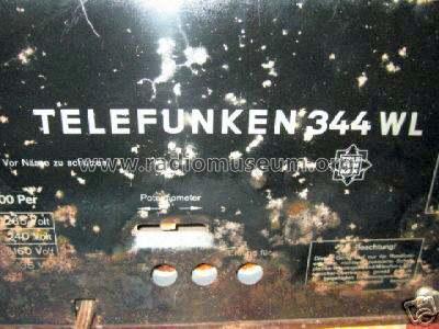 344WL ; Telefunken (ID = 360455) Radio