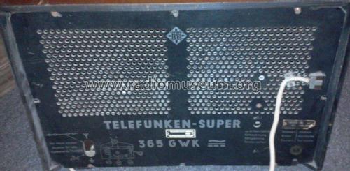 365GWK Sw; Telefunken (ID = 1788925) Radio