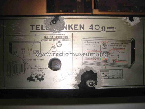 40G ; Telefunken (ID = 947317) Radio