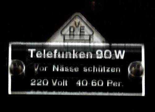 90W; Telefunken (ID = 639589) Radio