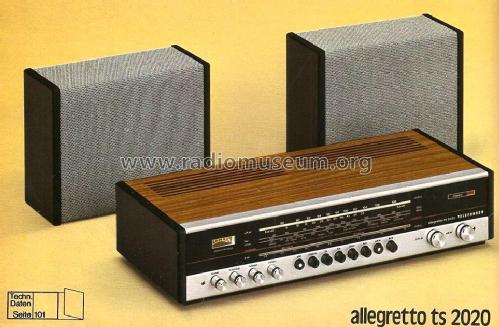 Allegretto TS2020; Telefunken (ID = 1905964) Radio